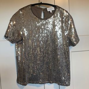 NWOT Bohme Sequin Top - Size L